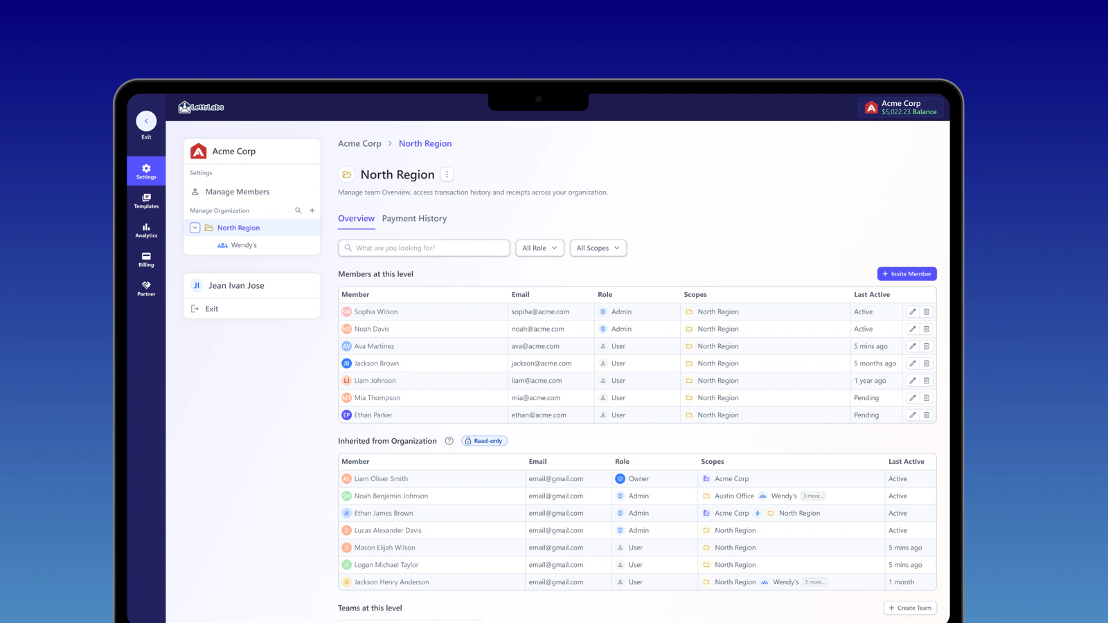 Enterprise Org Management